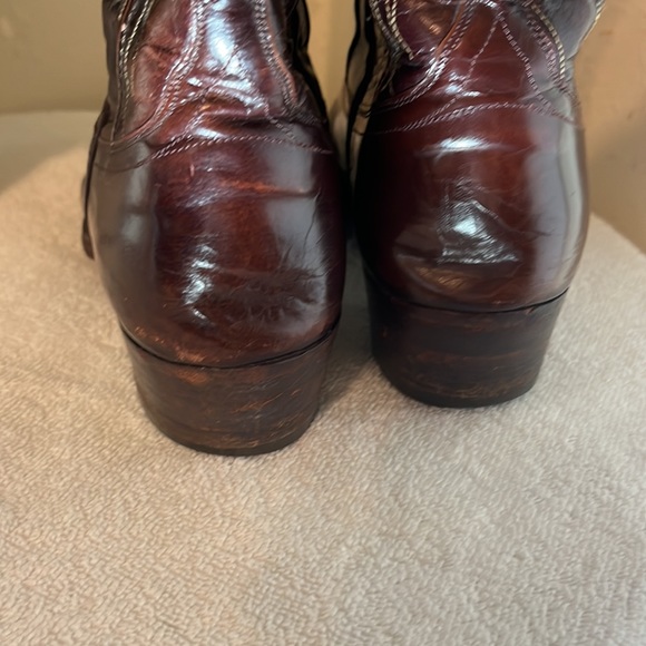 Dan Post Brown Western Cowboy Boot / Size 9 D - Picture 5 of 9